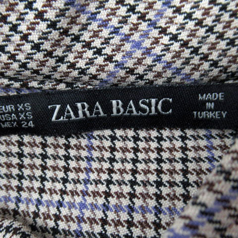 ザラ ベーシック ZARA BASIC ワンピース ミニ丈 長袖 ハイネック