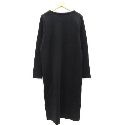 デミルクス ビームス Demi-Luxe BEAMS ニットワンピース ロング丈 長袖 