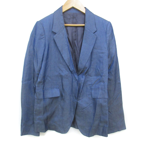 ルシェルブルー LE CIEL BLEU テーラードジャケット ミドル丈 総 ルシェルブルー LE CIEL BLEU テーラードジャケット ミドル丈 総
