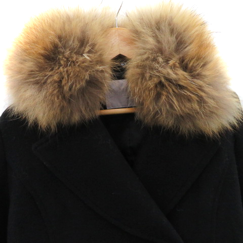 Dolce & Gabbana 黒 ピーコート メンズ 52 ろくろく