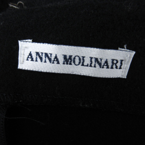 アンナモリナーリ ANNA MOLINARI ワンピース ミニ丈 ノースリーブ V 