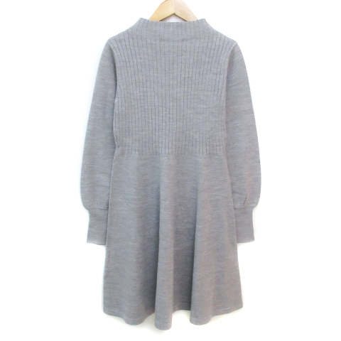 ロペピクニック ROPE Picnic ニットワンピース リブ フレア ロペピクニック ROPE Picnic ニットワンピース リブ フレア