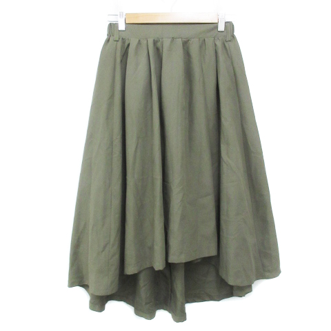 オリーブデオリーブ OLIVE des OLIVE フレアスカート フィッシュテール