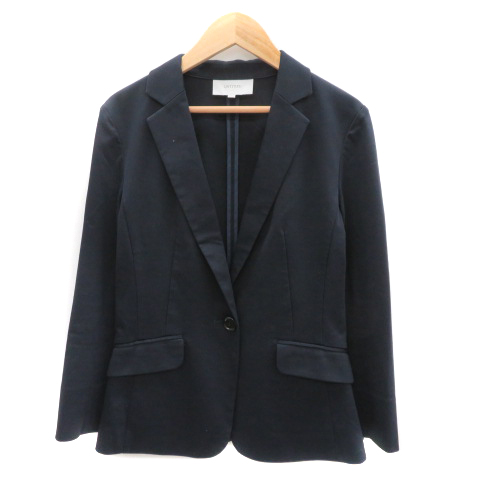 アンタイトル UNTITLED テーラードジャケット ミドル丈 シングル