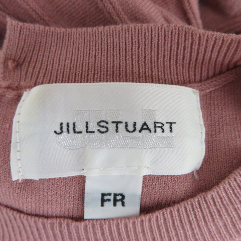 ジルバイジルスチュアート　ピンク スカラップヘム ノースリーブ ワンピース ジルバイジルスチュアート JILL by JILLSTUART ノースリーブ