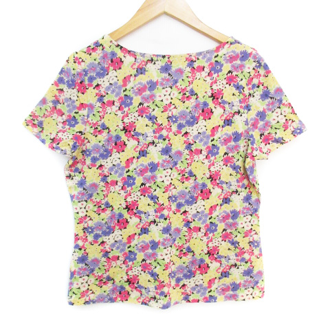 ローラアシュレイ LAURA ASHLEY Tシャツ カットソー 半袖 V