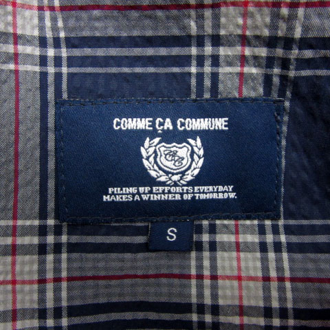 コムサコミューン COMME CA COMMUNE スプリングコート ステンカラー 
