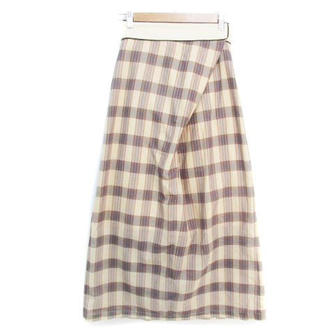 トゥデイフル TODAYFUL フレアスカート ロング丈 マキシ丈 チェック柄  