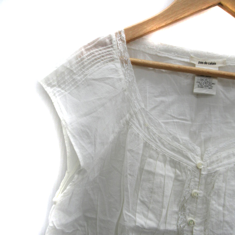 超美品 pas de calais パドカレ ノースリーブ チュニック 38 超美品 pas de calais パドカレ ノースリーブ チュニック 38 超