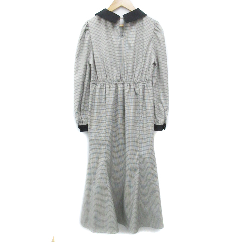新品【Femicite】フーデッド異素材ワンピース　38 新品【Femicite】フーデッド異素材ワンピース 38