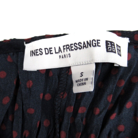 INES DE LA FRESSANGE 半袖ワンピース　赤 INES DE LA FRESSANGE UNIQLO ワンピース M - メルカリ