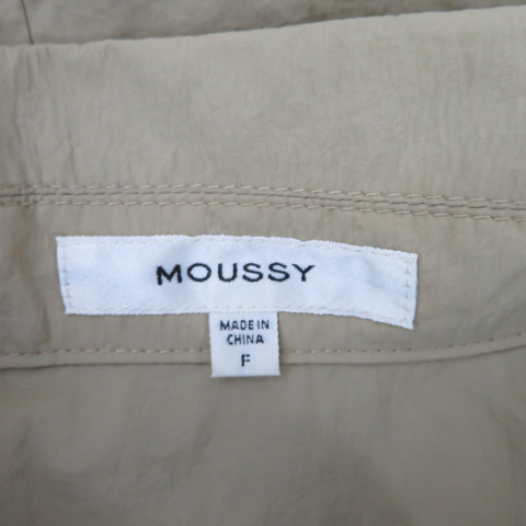 MOUSSY マウジー moussy SINGLE BREASTED LONG COAT （ライトベージュ） -ファッション通販 FASHION  WALKER moussy マウジー　ステンカラーコート グレーベージュ