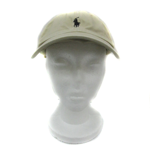 本日限定価格　POLO ラルフローレン　キャップ　ベージュ　美品 ポロ ロゴ キャップ ベージュ｜ポロ ラルフ ローレン / POLO