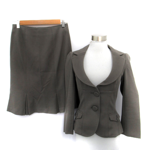 フォーマルスーツ　ジャガード素材　セットアップスーツ　Ｍ　バブリースーツ シェブロンジャカードスーツセットアップ＜同素材ベストあり