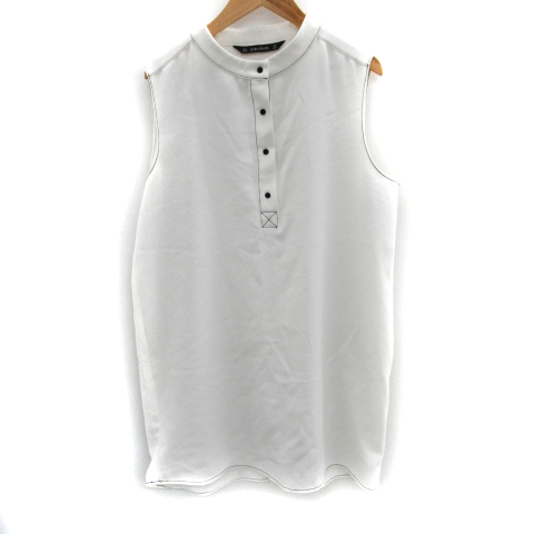 ザラ ベーシック ZARA BASIC ワンピース ミニ丈 ノースリーブ