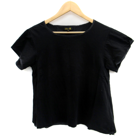 ドゥロワー Drawer Tシャツ カットソー 半袖 ラウンドネック 重ね着風 