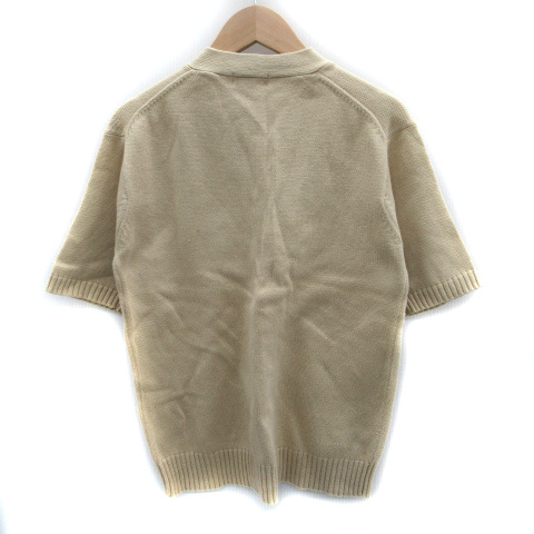 ビームスボーイ BEAMS BOY カーディガン ミドル丈 ラウンドネック 総柄 BOY ピンク ベージュ /YM24 レディース beams ビームス ブルー カーディガン ビームスボーイ BEAMS BOY