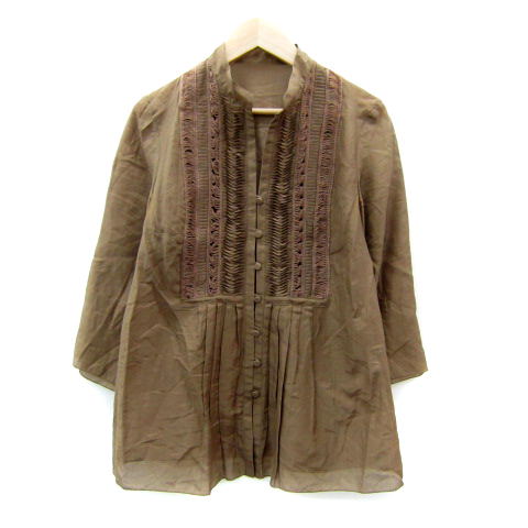 今期25夏デプレDESPRESスパークリネンブラウストゥモローランド デプレ ブラウス 今期25夏デプレDESPRESスパークリネンブラウス