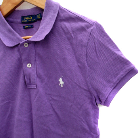 【美品】POLO RALPH LAURENポロシャツ半袖　パープルラルフローレン POLO RALPH LAUREN(ポロラルフローレン) / ビッグポニー/半袖