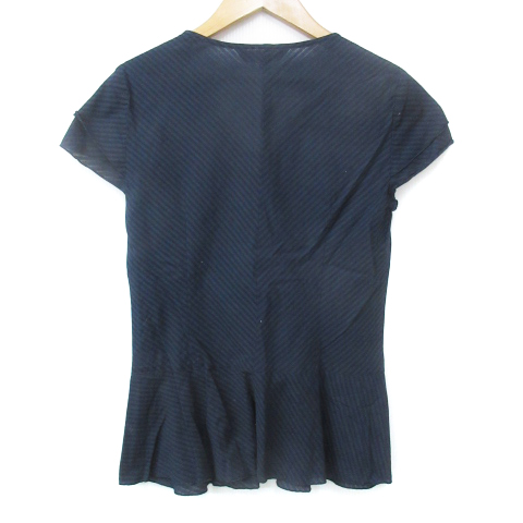 ビアッジョブルー Viaggio Blu ブラウス カットソー 半袖 Vネック  