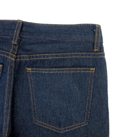 アールジーン Earl Jean デニムパンツ ジーンズ フレアパンツ ロング丈 紺 ネイビー /YS14 レディース