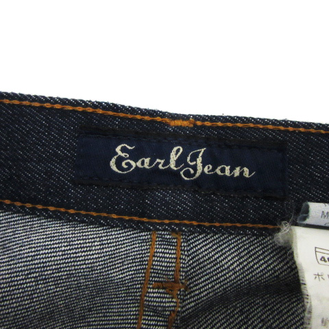 アールジーン Earl Jean デニムパンツ ジーンズ フレアパンツ ロング丈 紺 ネイビー /YS14 レディース