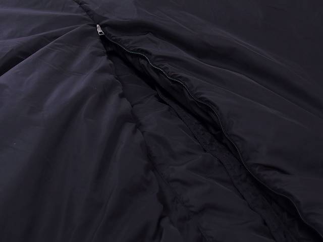 プラダ PRADA コート アウター ロング ナイロン ジップアップ ポケット