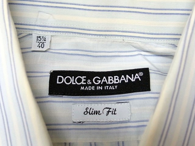 ドルチェ&ガッバーナ ドルガバ DOLCE&GABBANA 国内正規 シャツ 