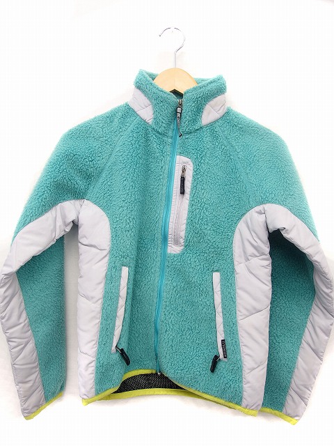 コロンビア Columbia パーカー アウター もこもこ ジップアップ 長袖 S グリーン 緑 Ut19 レディース 172 ベクトルパーク