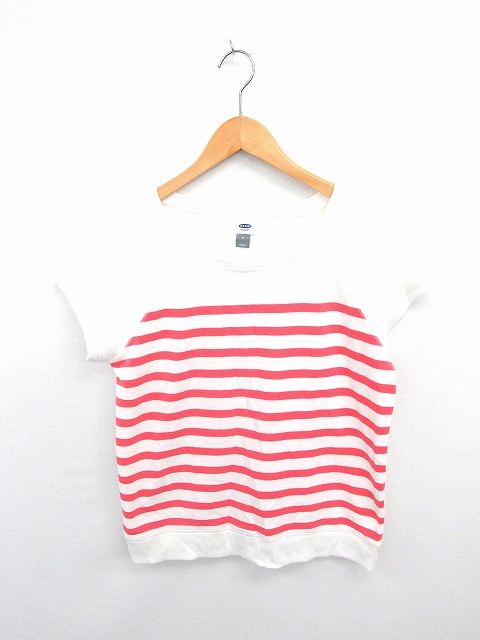 オールドネイビー Old Navy カットソー Tシャツ ボーダー 丸首 綿 コットン ラグランスリーブ 半袖 M 白 赤 ホワイト レッド Tt18 レディース 172 ベクトルパーク オールドネイビー Old Navy カットソー Tシャツ ボーダー 丸首 綿 コットン ラグランスリーブ 半袖 M 白 赤 ホワイト レッド Tt18 レディース 172 ベクトルパーク