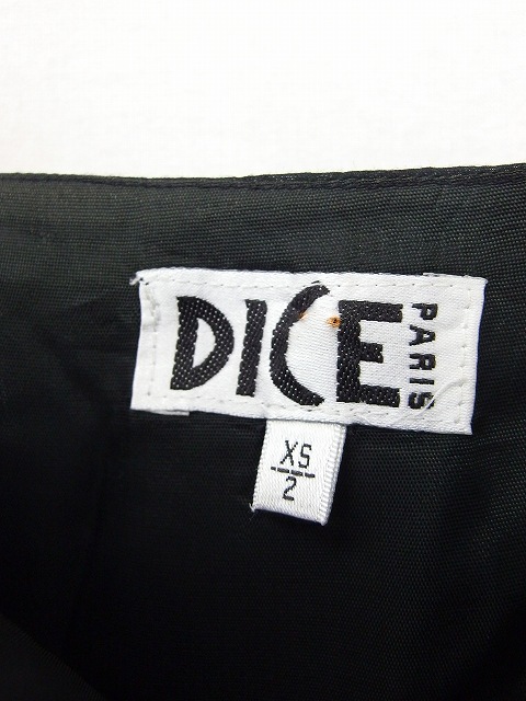 ダイス Dice ワンピース キャミソール ミニ 綿 コットン 無地 シンプル Xs ブラック 黒 Kt43 レディース 172 ベクトルパーク