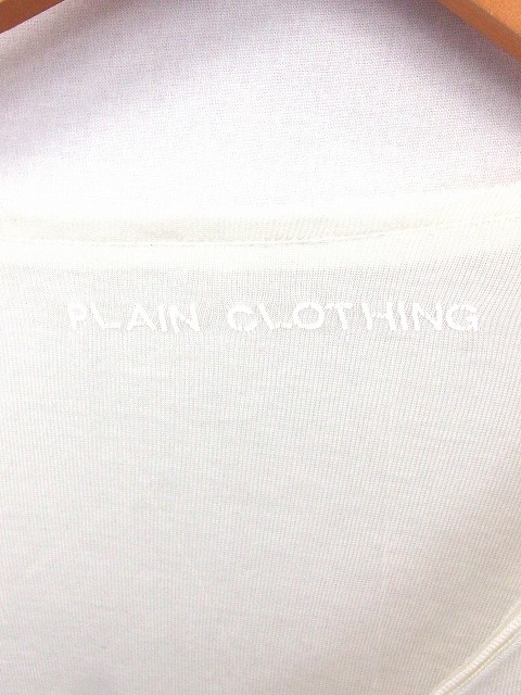 プレーンクロージング Plain Clothing ニット セーター 無地 シンプル Vネック 長袖 F オフホワイト 白 Ft13 レディース 172 ベクトルパーク