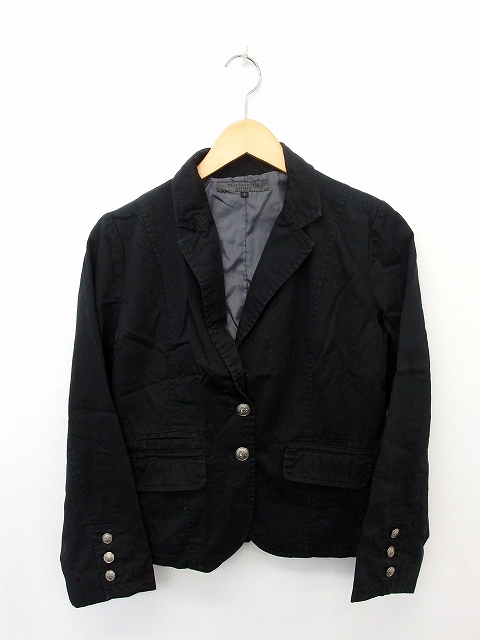 イーハイフンワールドギャラリー E Hyphen World Gallery ジャケット アウター テーラード 長袖 2つボタン コットン 綿 S ブラック 黒 Ut48 レディース 172 ベクトルパーク イーハイフンワールドギャラリー E Hyphen World Gallery ジャケット アウター テーラード 長袖 2つボタン コットン 綿 S ブラック 黒 Ut48 レディース 172 ベクトルパーク