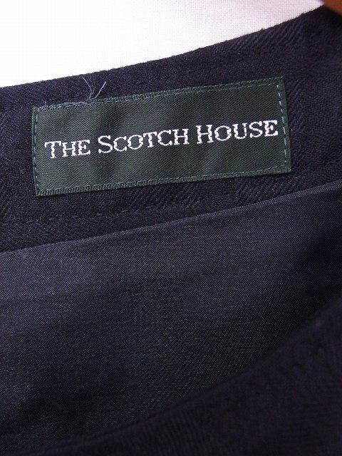 ザ スコッチ ハウス The Scotch House ワンピース チェック ミニ パフスリーブ ウール 1 ブラック 黒 Ft2 レディース 172 ベクトルパーク