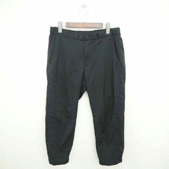 ユニクロ Uniqlo パンツ テーパード 無地 シンプル ジップフライ M 黒 ブラック Tt48 メンズ 172 ベクトルパーク
