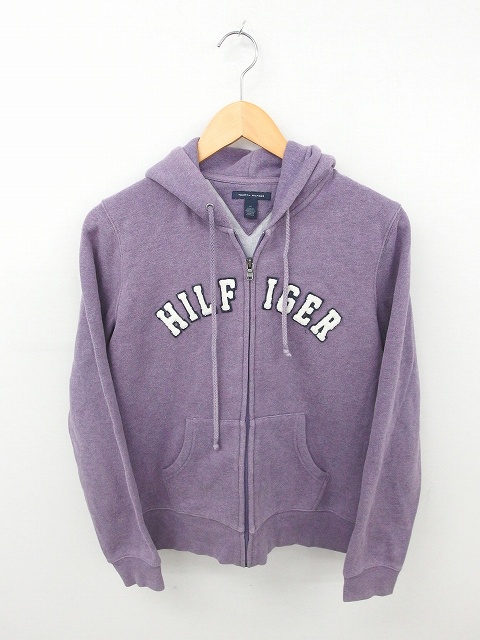 トミーヒルフィガー TOMMY HILFIGER パーカー ジップアップ ロゴ 裏 