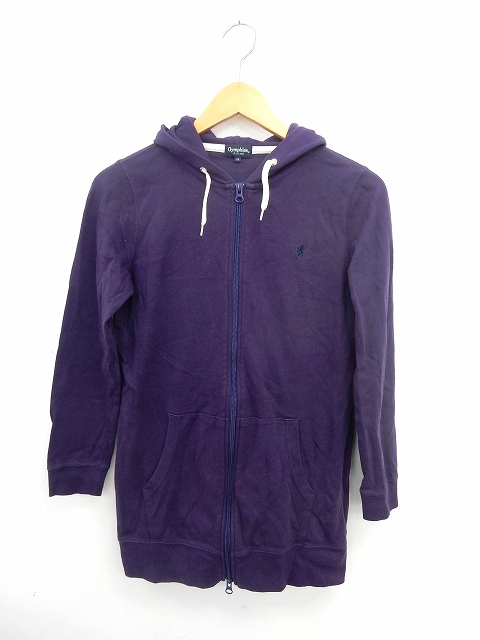 ジムフレックス Gymphlex パーカー ジップアップ 長袖 綿 コットンフード 紫 パープル St レディース 172 ベクトルパーク