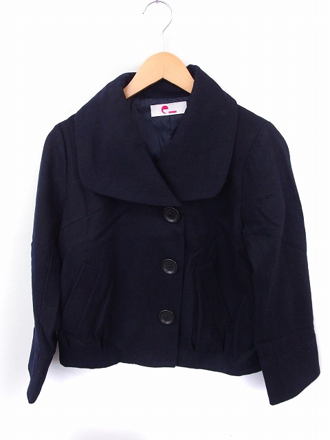 イーハイフンワールドギャラリー E Hyphen World Gallery ジャケット アウター ステンカラー 長袖 ウール ネイビー 紺 Ft3 レディース 172 ベクトルパーク イーハイフンワールドギャラリー E Hyphen World Gallery ジャケット アウター ステンカラー 長袖 ウール ネイビー 紺 Ft3 レディース 172 ベクトルパーク