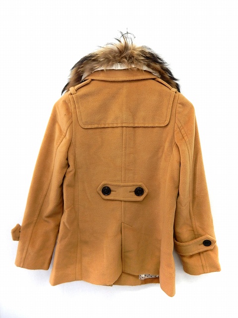 ロイヤルパーティー Royal Party コート アウター ファーコート ポケット シンプル 裏地ドット 36 茶 ブラウン St37 レディース 172 ベクトルパーク