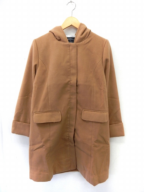 フィルター Philter コート アウター フードコート ポケット 無地 シンプル L 茶 ブラウン St38 レディース 172 ベクトルパーク