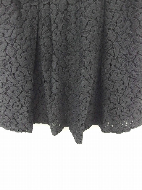 シーニューヨーク フレアレーススカート ブラック - メルカリ｜フレア  