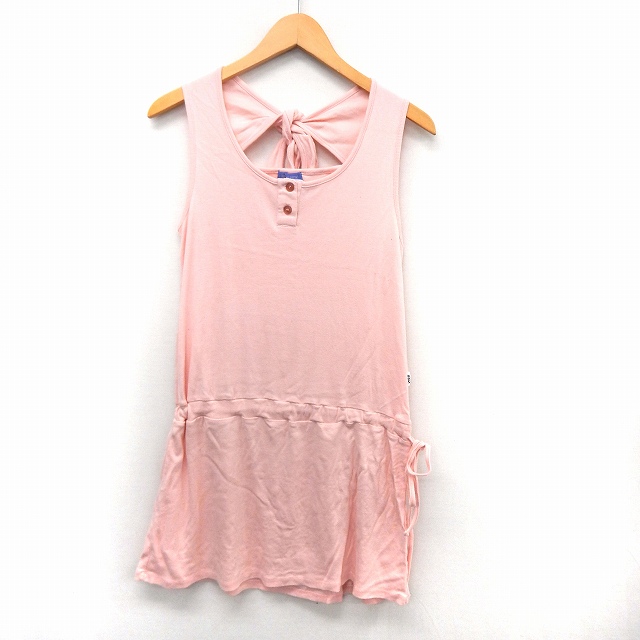 ビームスボーイ Beams Boy ワンピース ノースリーブ ミニ ヘンリーネック ウエストゴム ピンク St38 レディース 172 ベクトルパーク ビームスボーイ Beams Boy ワンピース ノースリーブ ミニ ヘンリーネック ウエストゴム ピンク St38 レディース 172 ベクトルパーク