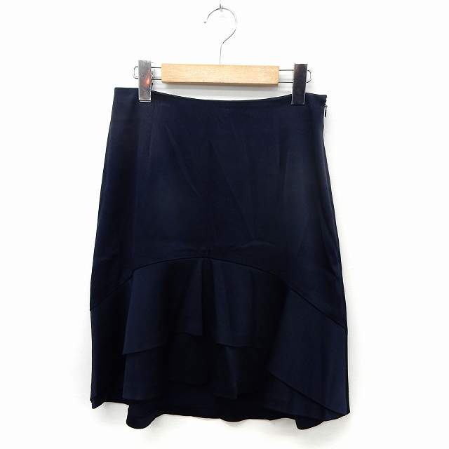 新品 Spick セール中 and Span Noble フレアスカート 36 ネイビー
