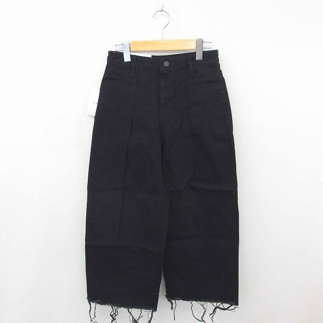 未使用品 クラネ CLANE タグ付き パンツ デニム ワイド ジップフライ  