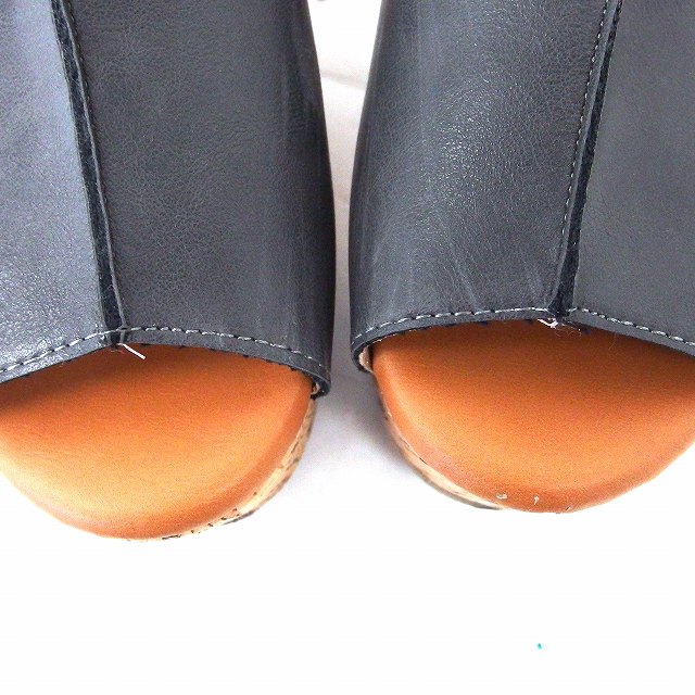 ニコアンド Niko And 靴 シューズ サンダル 厚底 コルク M ブラック 黒 Ft35 レディース 172 ベクトルパーク