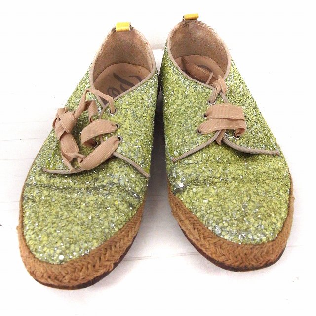 Pertini 靴 シューズ スニーカー ラメ フラット 藁 グリーン 緑 Ft45 レディース 172 ベクトルパーク