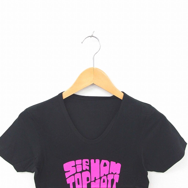 ロエン Roen トーマス コラボ Tシャツ カットソー Vネック プリント 綿 