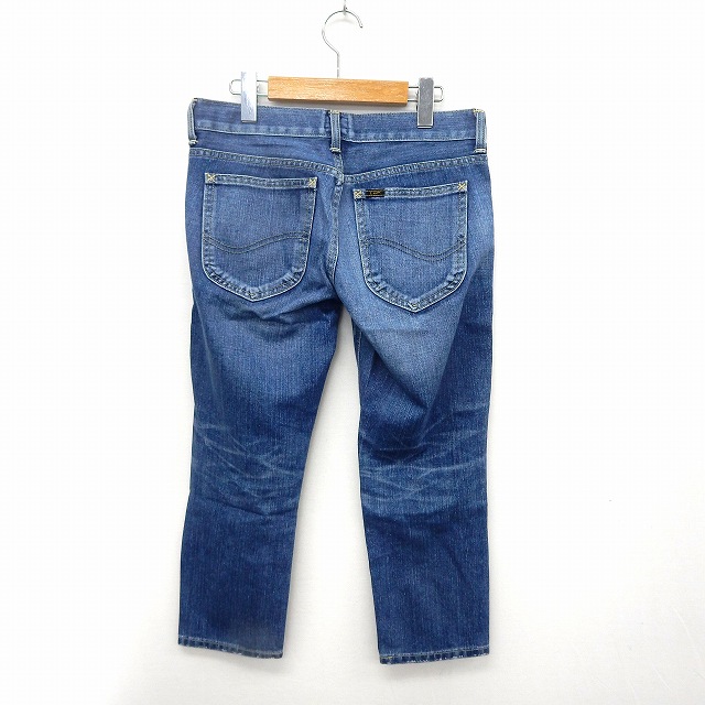 リー Lee デニム パンツ ジーンズ クロップド ポケット S ブルー St18 レディース 172 ベクトルパーク