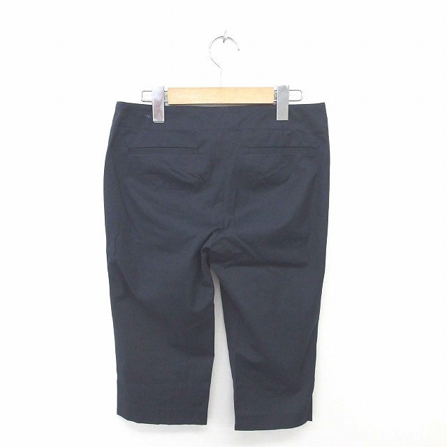 エルメス 42 コットン混 パンツ スラックス ジップフライ グレー 