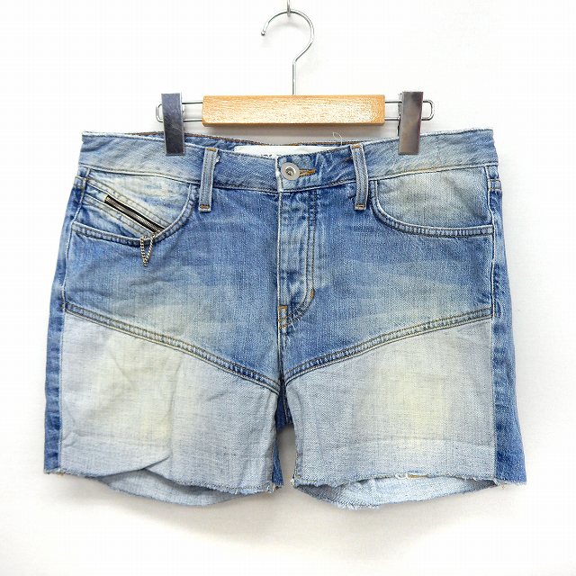 エヴァー Ever パンツ デニム ショートパンツ ポケット ボタンフライ ブルー St27 レディース 172 ベクトルパーク エヴァー Ever パンツ デニム ショートパンツ ポケット ボタンフライ ブルー St27 レディース 172 ベクトルパーク